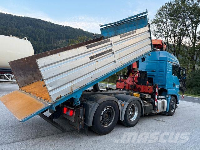 MAN TGS 28.480 6X4/4 H Kipper Kran Palfinger PK26002 Camion ribaltabili