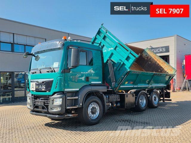 MAN TGS 28.480 6X4H-4 /KIPPER /Fernbed. / Lenkachse Автокранове