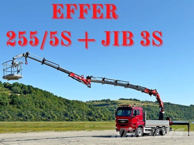 MAN TGS 28.480 * EFFER 255/5S + JIB 3S + FUNK * TOP Автокранове
