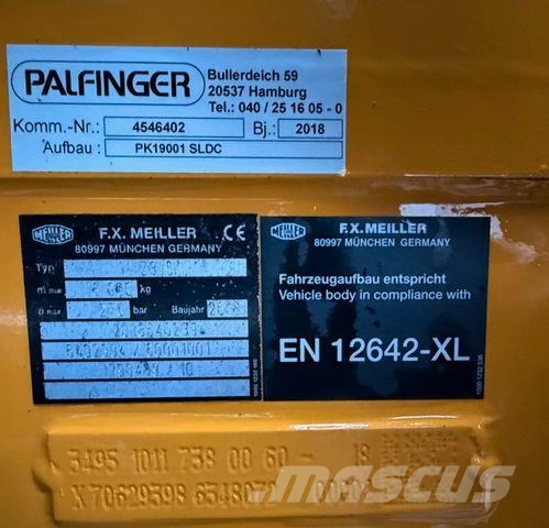 MAN TGS 28.500 - 153 TKm - Palfinger PK 19.001 SLD Camiones grúa