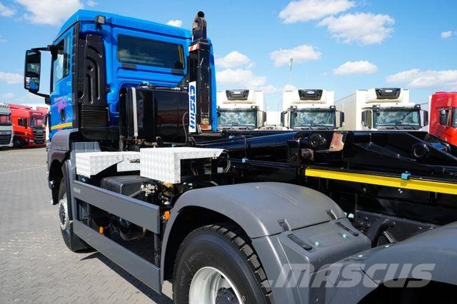 MAN TGS / 33.360 / 6 X 6 / E 6 / HAKOWIEC / MANUAL Φορτηγά ανατροπή με γάντζο