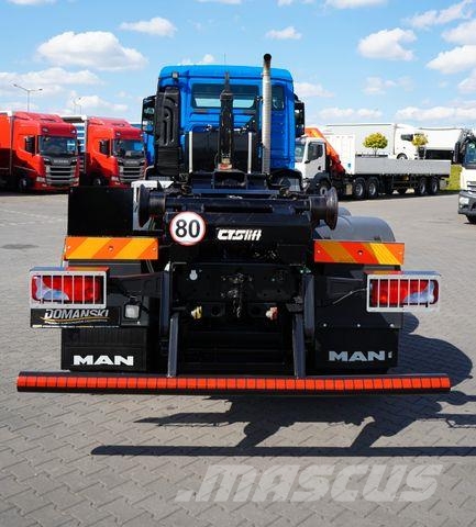 MAN TGS / 33.360 / 6 X 6 / E 6 / HAKOWIEC / MANUAL Φορτηγά ανατροπή με γάντζο