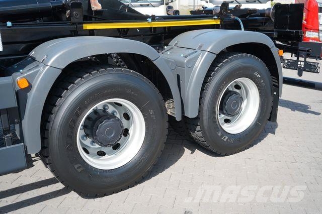 MAN TGS / 33.360 / 6 X 6 / E 6 / HAKOWIEC / MANUAL Φορτηγά ανατροπή με γάντζο