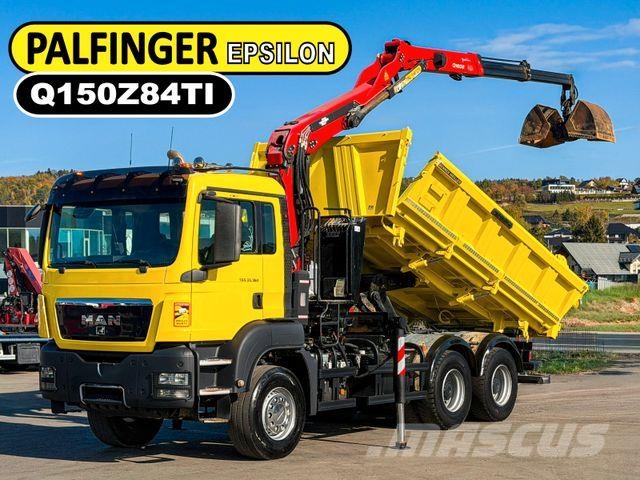MAN TGS 33.360 KIPPER 5,00m EPSILON Q150Z84 * 6x4 Автокрани