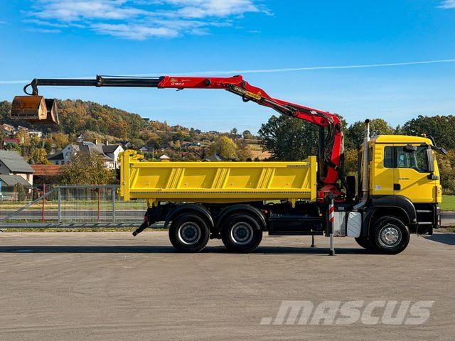 MAN TGS 33.360 KIPPER 5,00m EPSILON Q150Z84 * 6x4 Автокрани