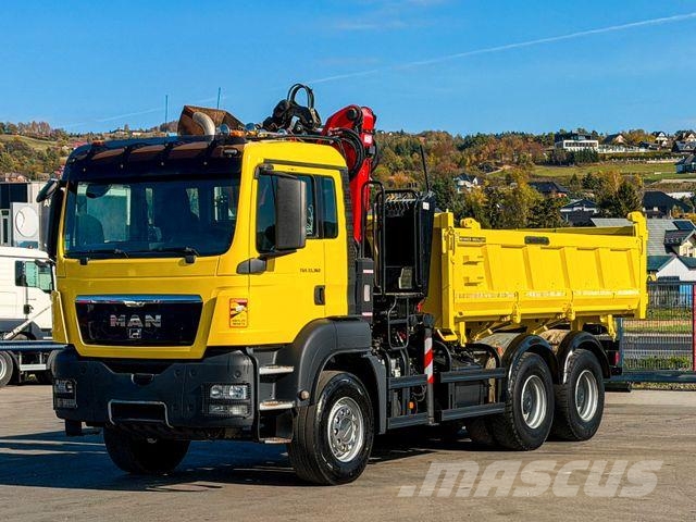 MAN TGS 33.360 KIPPER 5,00m EPSILON Q150Z84 * 6x4 Автокрани