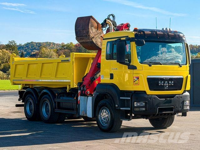 MAN TGS 33.360 KIPPER 5,00m EPSILON Q150Z84 * 6x4 Автокрани