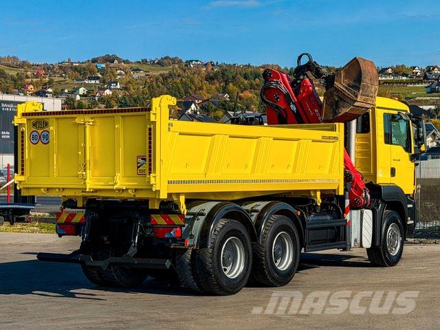 MAN TGS 33.360 KIPPER 5,00m EPSILON Q150Z84 * 6x4 Автокрани