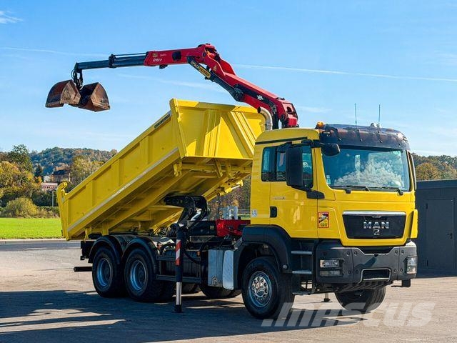 MAN TGS 33.360 KIPPER 5,00m EPSILON Q150Z84 * 6x4 Автокрани