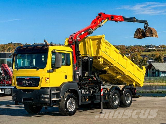MAN TGS 33.360 KIPPER 5,00m EPSILON Q150Z84 * 6x4 Автокрани