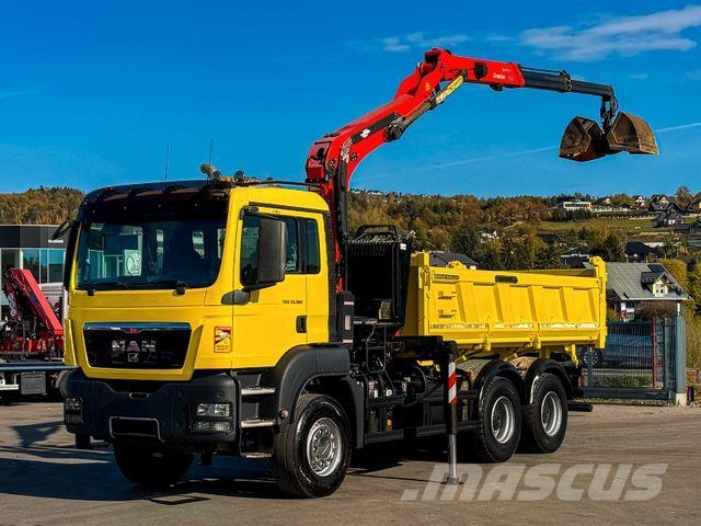 MAN TGS 33.360 KIPPER 5,00m EPSILON Q150Z84 * 6x4 Автокрани