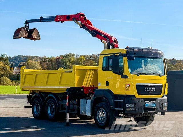 MAN TGS 33.360 KIPPER 5,00m EPSILON Q150Z84 * 6x4 Автокрани