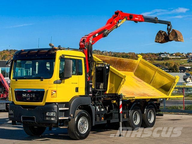 MAN TGS 33.360 KIPPER 5,00m EPSILON Q150Z84 * 6x4 Автокрани