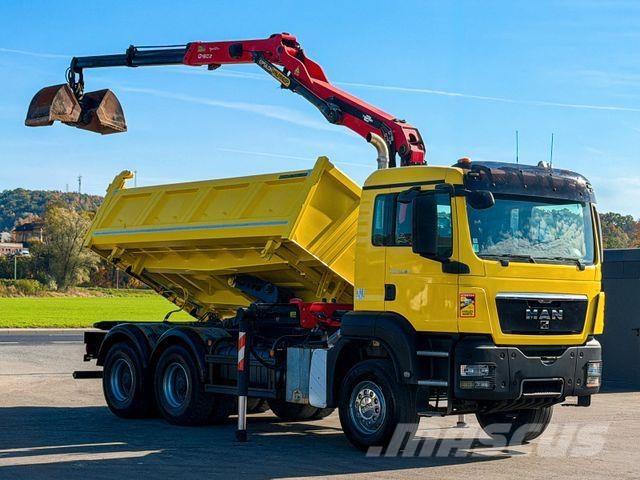 MAN TGS 33.360 KIPPER 5,00m EPSILON Q150Z84 * 6x4 Автокрани