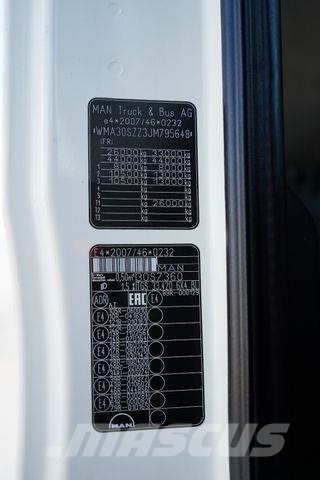 MAN TGS / 33.420 / E 6 / WYWROTKA + HDS / FASSI F 17 Kiper tovornjaki