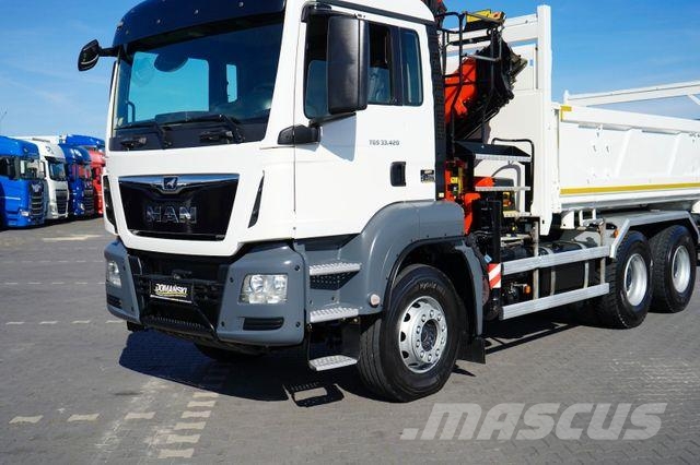 MAN TGS / 33.420 / E 6 / WYWROTKA + HDS / FASSI F 17 Kiper tovornjaki
