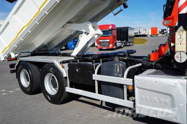 MAN TGS / 33.420 / E 6 / WYWROTKA + HDS / FASSI F 17 Kiper tovornjaki