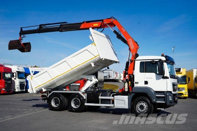 MAN TGS / 33.420 / E 6 / WYWROTKA + HDS / FASSI F 17 Kiper tovornjaki