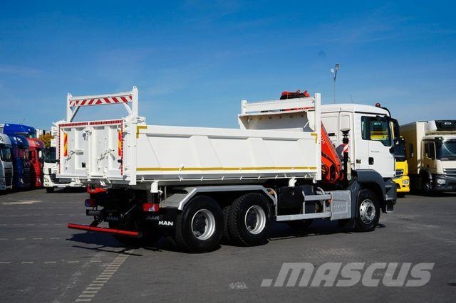 MAN TGS / 33.420 / E 6 / WYWROTKA + HDS / FASSI F 17 Kiper tovornjaki