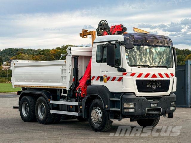 MAN TGS 33.440*KIPPER 4,50m+EPSILON Q170Z95 *6x4*TOP Żurawie samochodowe