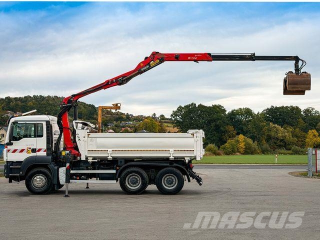 MAN TGS 33.440*KIPPER 4,50m+EPSILON Q170Z95 *6x4*TOP Żurawie samochodowe