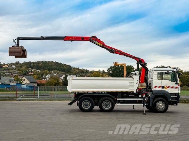 MAN TGS 33.440*KIPPER 4,50m+EPSILON Q170Z95 *6x4*TOP Żurawie samochodowe