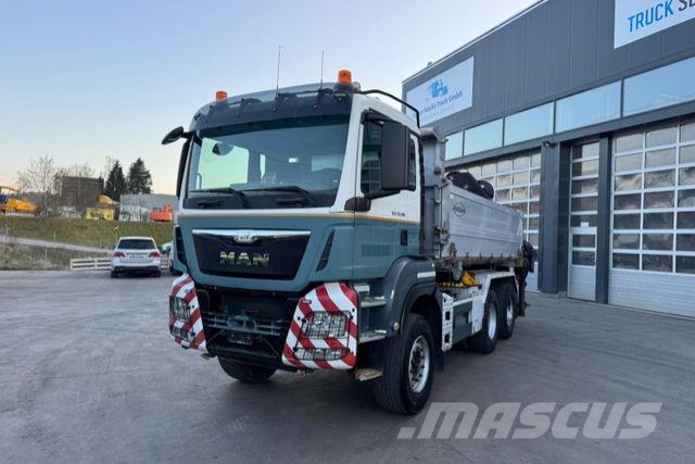 MAN TGS 33.480 6x4 Hiab 244-5 Самосвал
