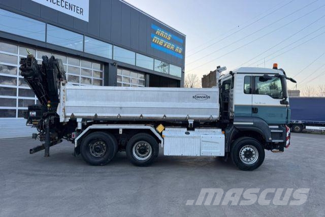 MAN TGS 33.480 6x4 Hiab 244-5 Самосвал