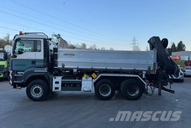 MAN TGS 33.480 6x4 Hiab 244-5 Самосвал