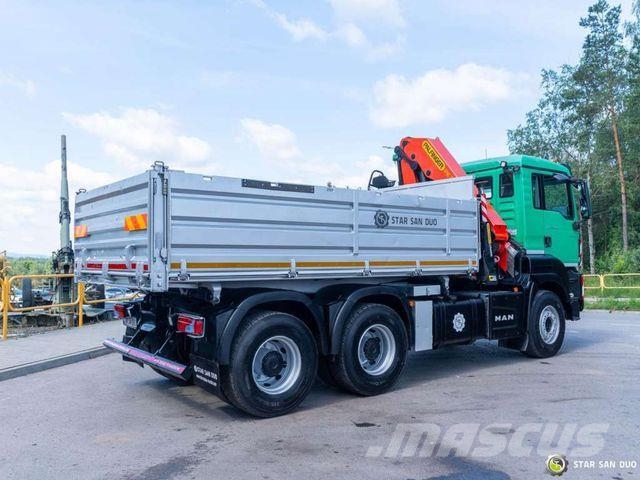 MAN TGS 33.480 6x4 PALFINGER PK 22002 Crane Tipper Camiones grúa