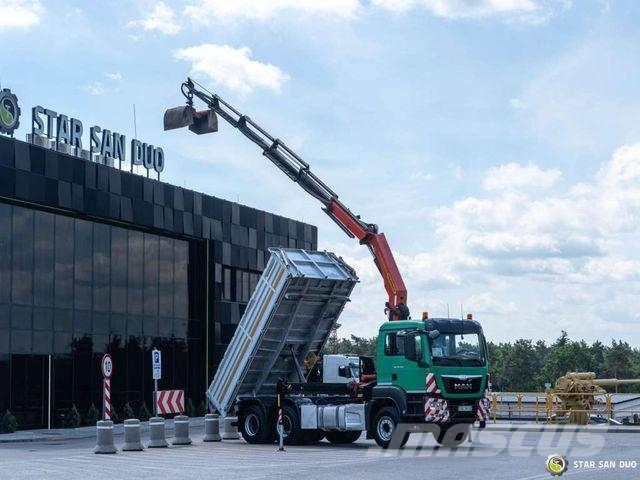 MAN TGS 33.480 6x4 PALFINGER PK 22002 Crane Tipper Camiones grúa