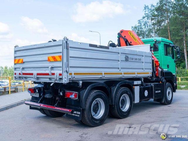 MAN TGS 33.480 6x4 PALFINGER PK 22002 Crane Tipper Camiones grúa