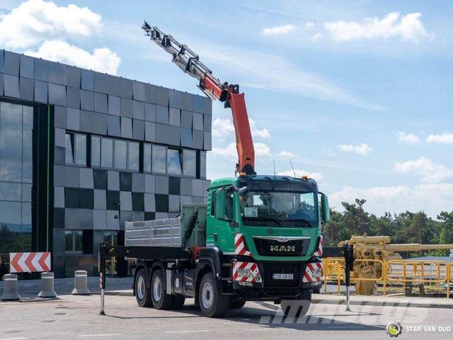 MAN TGS 33.480 6x4 PALFINGER PK 22002 Crane Tipper Camiones grúa