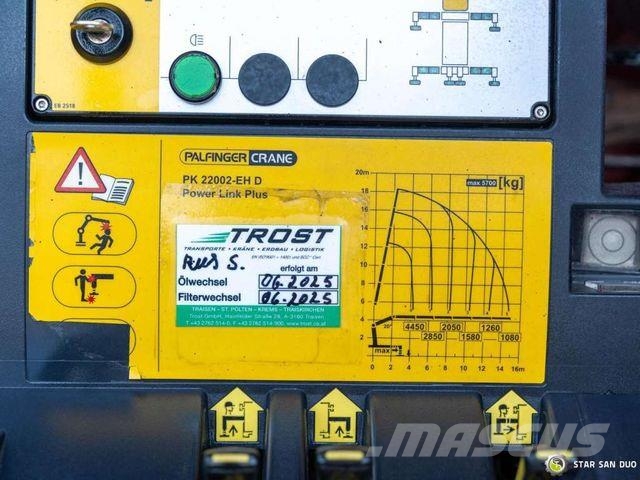 MAN TGS 33.480 6x4 PALFINGER PK 22002 Crane Tipper Camiones grúa