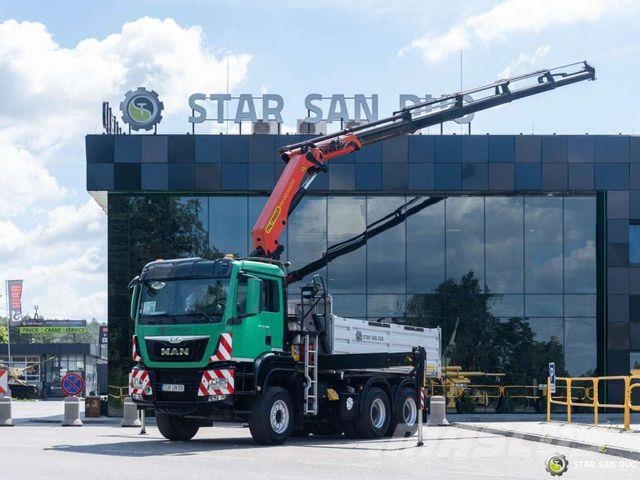 MAN TGS 33.480 6x4 PALFINGER PK 22002 Crane Tipper Camiones grúa