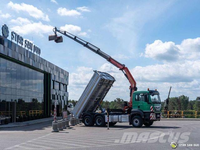 MAN TGS 33.480 6x4 PALFINGER PK 22002 Crane Tipper Camiones grúa