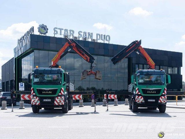 MAN TGS 33.480 6x4 PALFINGER PK 22002 Crane Tipper Camiones grúa