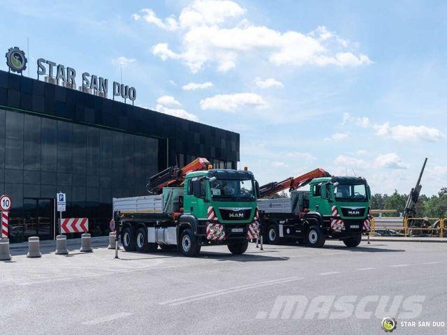 MAN TGS 33.480 6x4 PALFINGER PK 22002 Crane Tipper Camiones grúa