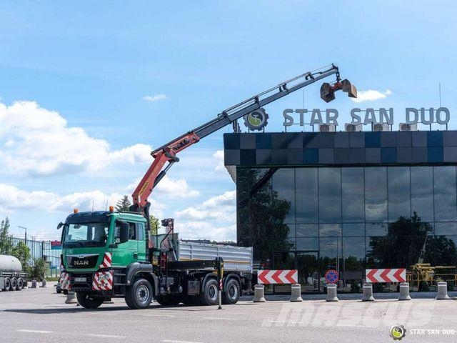 MAN TGS 33.480 6x4 PALFINGER PK 22002 Crane Tipper Camiones grúa
