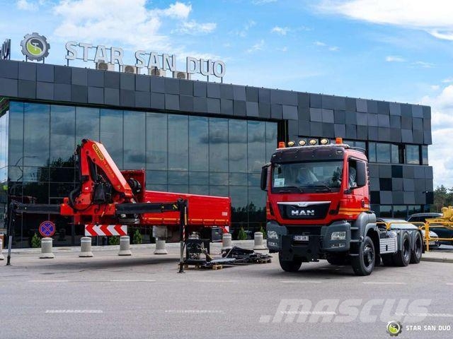 MAN TGS 33.480 6x4 PALFINGER PK 23001 EH Crane Winc Ťahače
