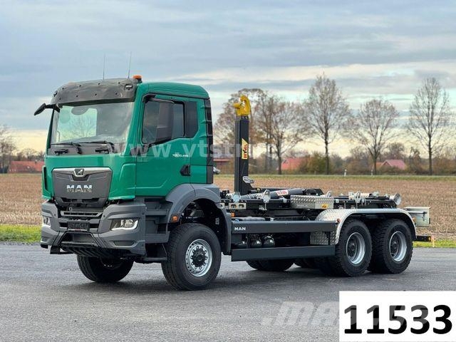 MAN TGS 33.480 6x6 BL HYVA 26-55-S AK *NEU* Камиони с кран с кука