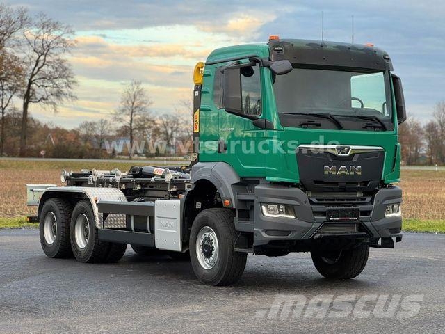 MAN TGS 33.480 6x6 BL HYVA 26-55-S AK *NEU* Камиони с кран с кука