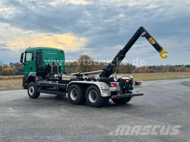 MAN TGS 33.480 6x6 BL HYVA 26-55-S AK *NEU* Камиони с кран с кука