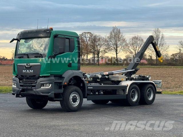MAN TGS 33.480 6x6 BL HYVA 26-55-S AK *NEU* Камиони с кран с кука