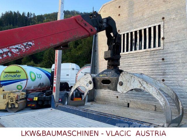 MAN TGS 33.480 6x6Holztransporter mit Kran Palfinger Timber trucks