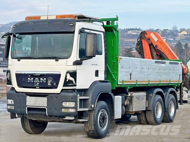 MAN TGS 33.480*KIPPER 5,70m * PK 23002 + FUNK * 6x4 Автокрани