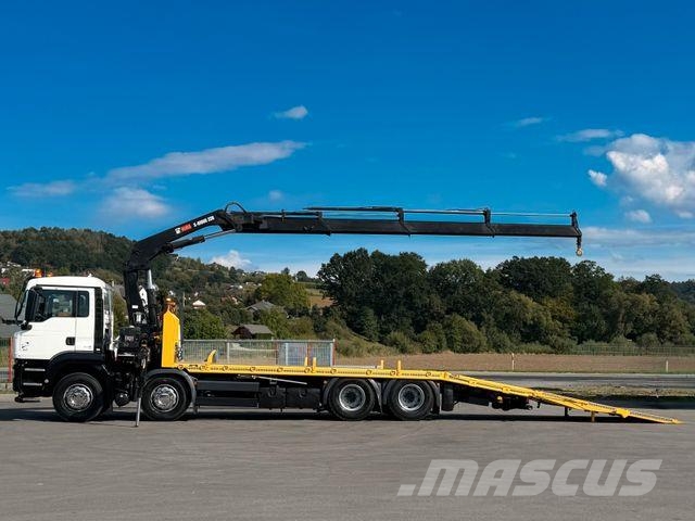 MAN TGS 35.360 * Abschleppwagen 8,10 m * KRAN/ FUNK! Żurawie samochodowe