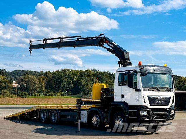 MAN TGS 35.360 * Abschleppwagen 8,10 m * KRAN/ FUNK! Żurawie samochodowe