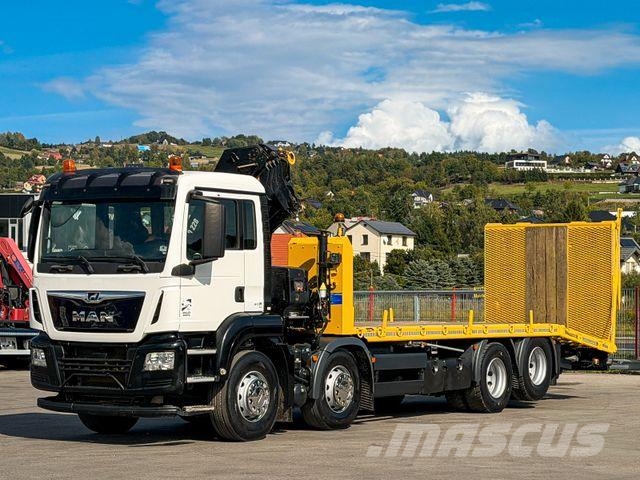 MAN TGS 35.360 * Abschleppwagen 8,10 m * KRAN/ FUNK! Żurawie samochodowe