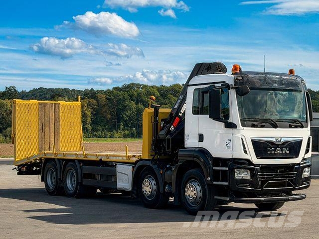 MAN TGS 35.360 * Abschleppwagen 8,10 m * KRAN/ FUNK! Żurawie samochodowe